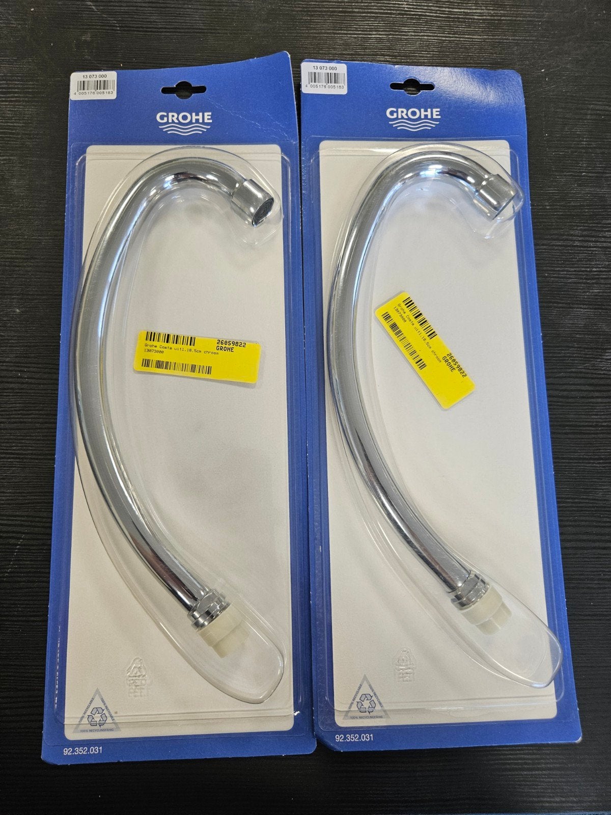 Grohe uitloop, 13073000, chroom, nieuw in verpakking, Ophalen of Verzenden, Nieuw, Chroom, Kraan