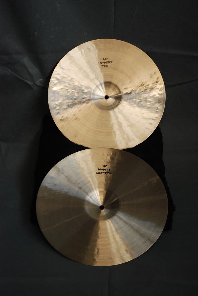NIEUW!  Soultone Vintage old school 1964 hihats 918/1139gr, ., Drums of Percussie, Nieuw, Ophalen of Verzenden