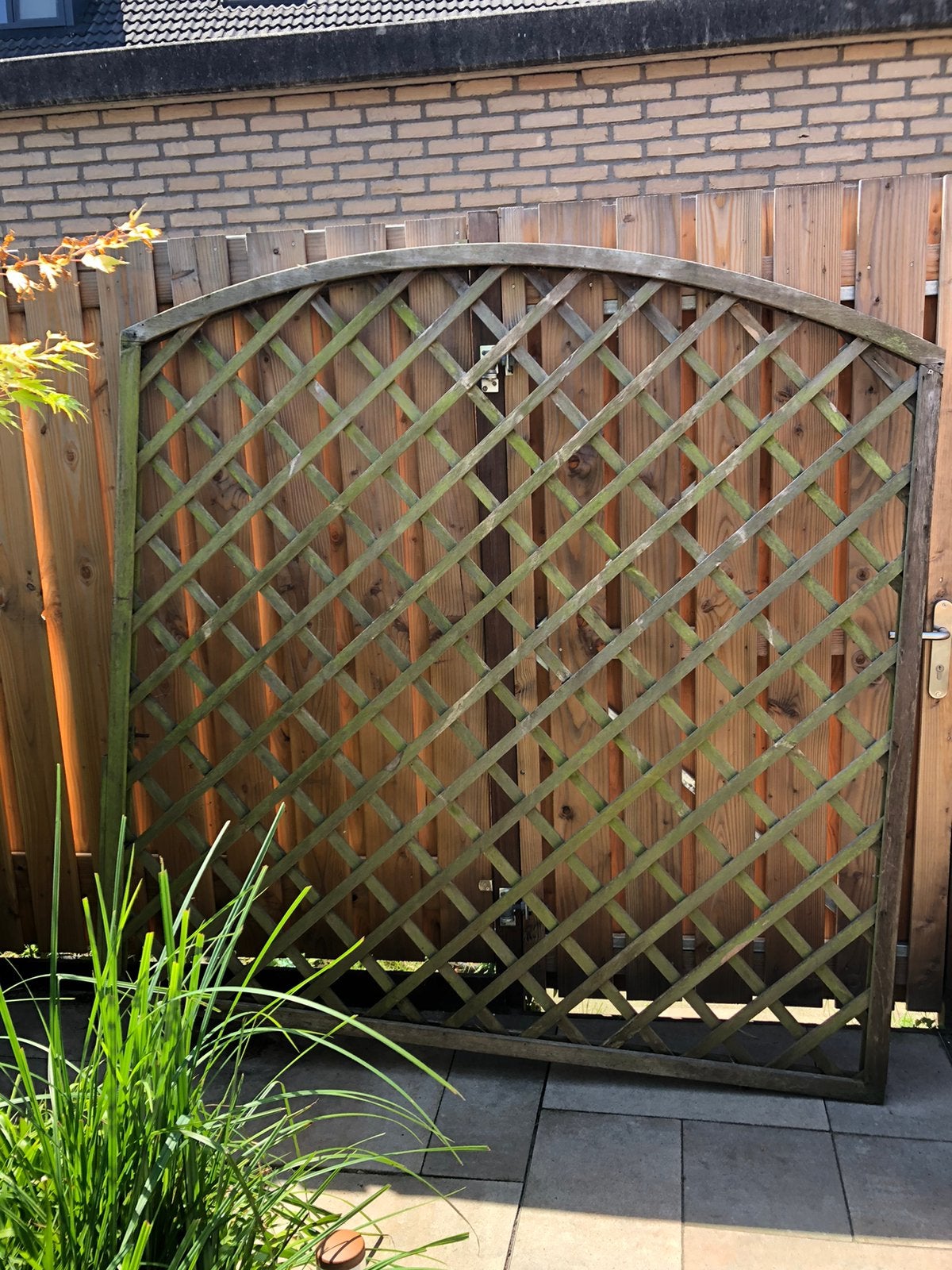 Trellis diagonaal toog, Tuin en Terras, Ophalen, Minder dan 3 meter, Hout, 1 tot 2 meter