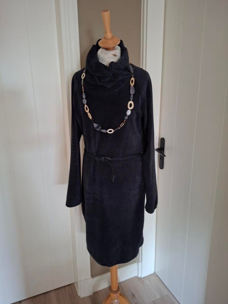 Prachtige antraciet jurk van Ragwear maat S, Ophalen of Verzenden, Zo goed als nieuw, Knielengte, Maat 36 (S)