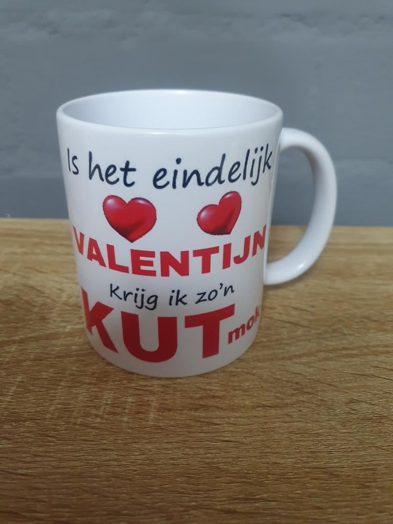 Nieuwe mok met grappige tekst - Valentijnscadeau, Ophalen of Verzenden, Nieuw, Keramiek, Kop(pen) en/of Schotel(s)