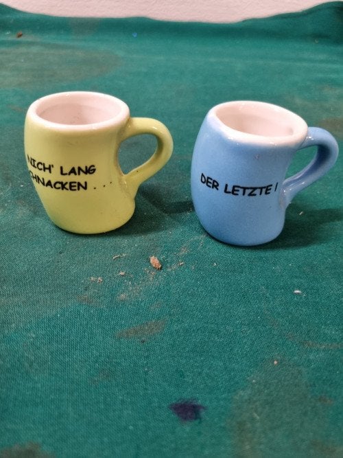 mini pullen aamsel duits, Verzamelen, Glas en Borrelglaasjes, Ophalen of Verzenden, 'T Olde Gre-j, Info@toldegrej.nl, Endepoelstraat 20f Didam