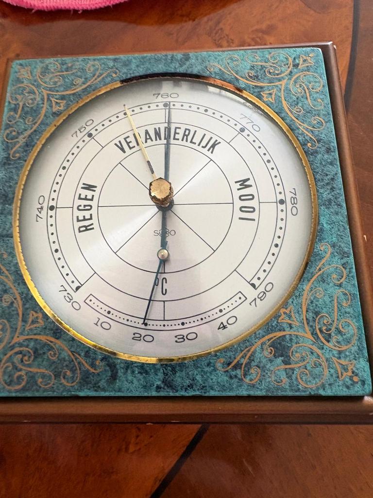 Vintage Barometer/Weerstation - Sogo, Ophalen of Verzenden, Zo goed als nieuw, Weerstation