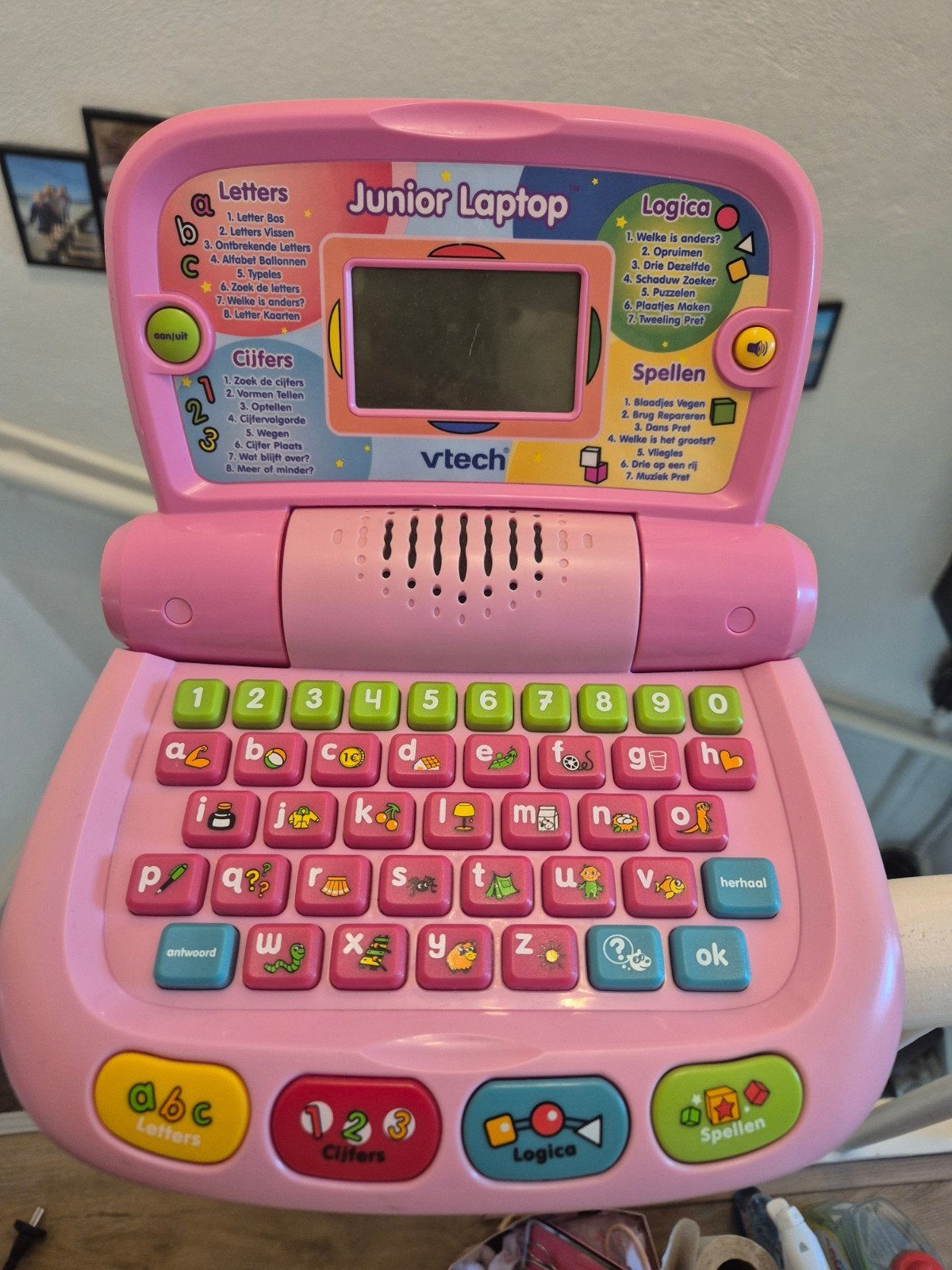 Vtech leer computer, Kinderen en Baby's, Speelgoed | Vtech, Ophalen of Verzenden, Zo goed als nieuw, 6 maanden tot 2 jaar