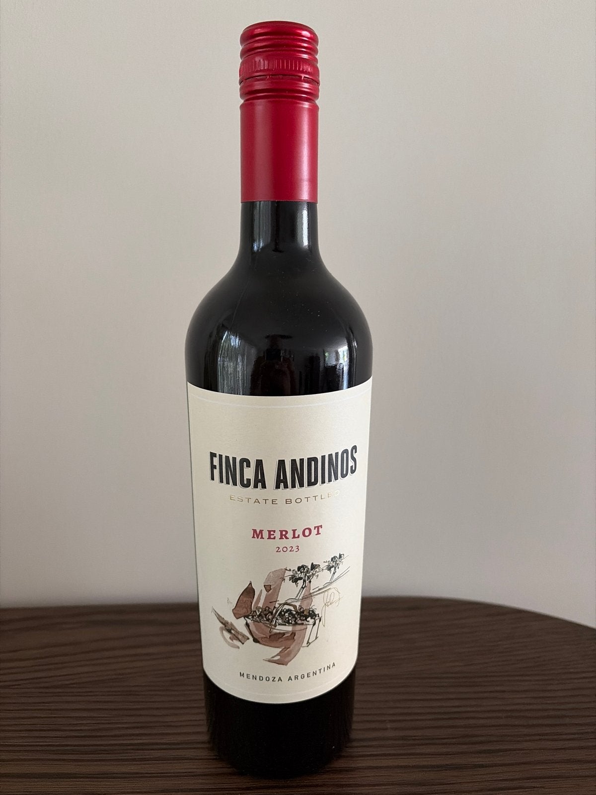 Finca Andinos Merlot 2023 - Rode wijn uit Mendoza, Argentini, Nieuw, Ophalen of Verzenden, Zuid-Amerika, Rode wijn