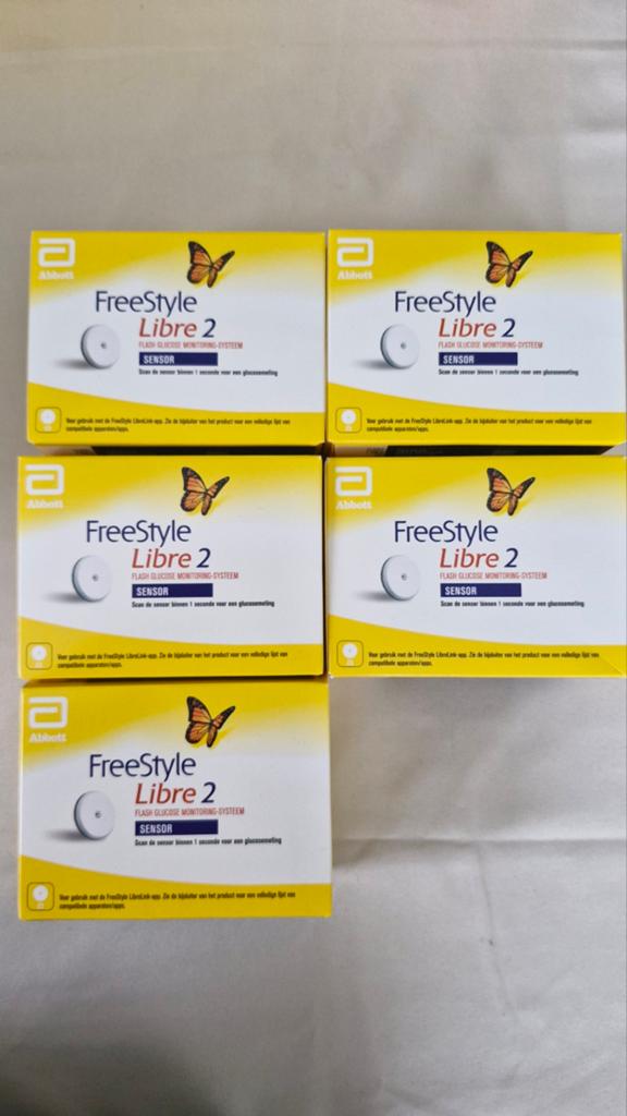 Freestyle libre 2 sensor 5 stuks, Diversen, Ophalen of Verzenden