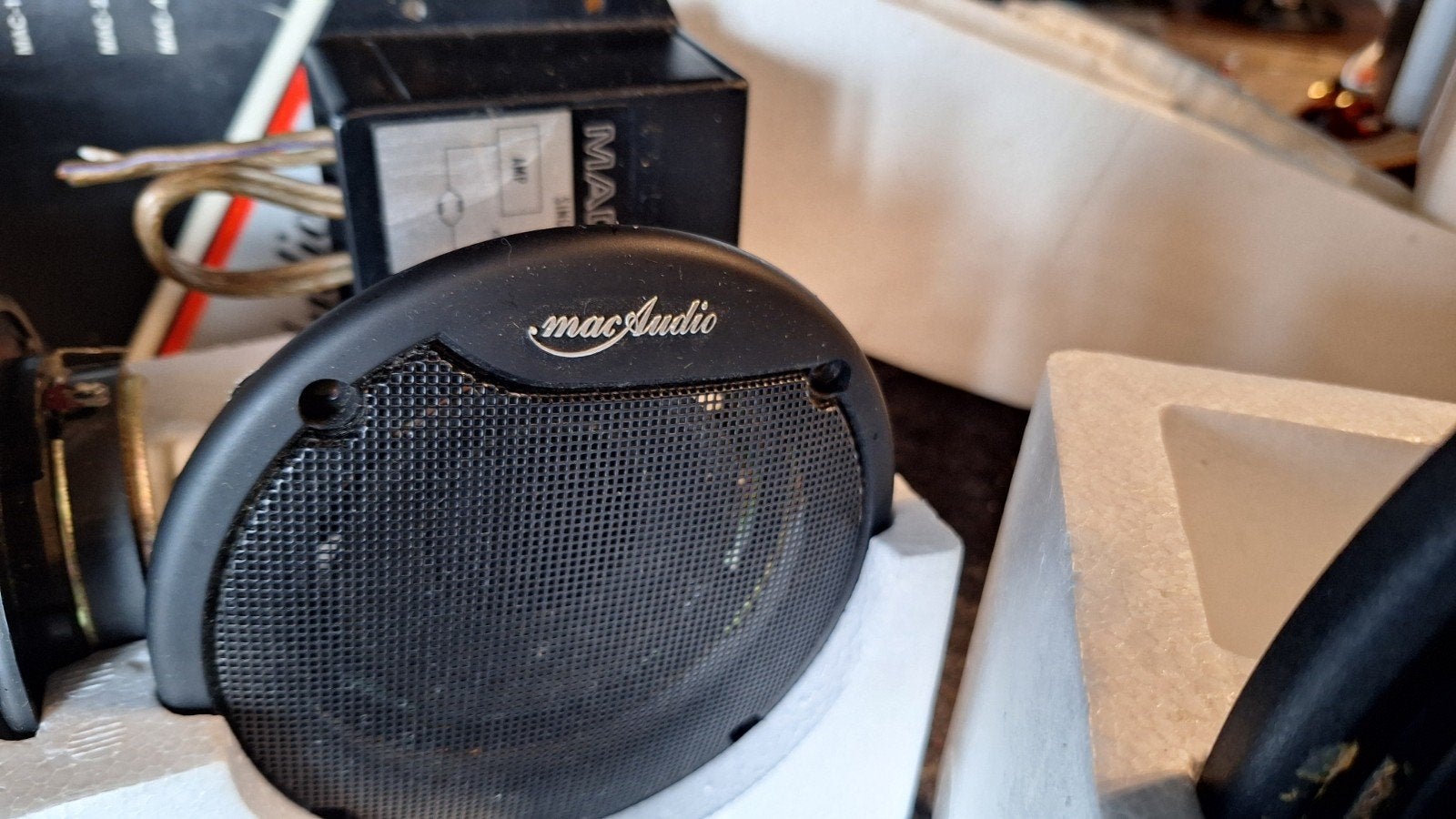 MacAudio car stereo 3 weg origineel 90er jaren!, Ophalen of Verzenden