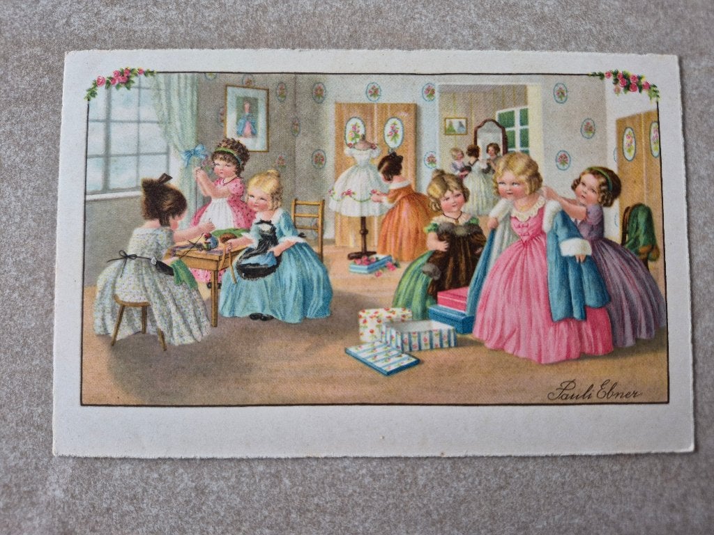 Pauli Ebner kinderkaart Nr. 18, Ophalen of Verzenden, 1920 tot 1940, Ongelopen, Kinderen