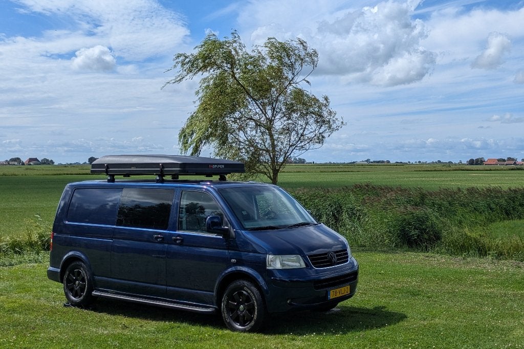 Volkswagen Transporter 2.5 TDI 96KW DC 4MOTION 2008, Auto's, Stof, 2500 kg, Origineel Nederlands, 6 stoelen