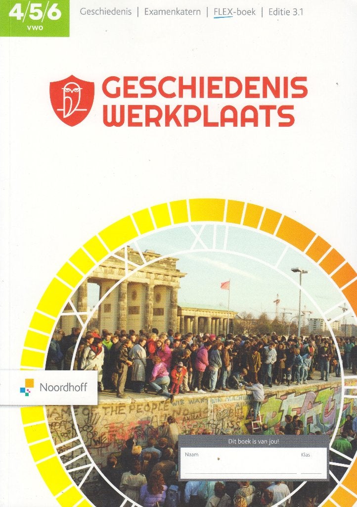 Geschiedenis Werkplaats 3.1 Examenkatern 4/5/6 VWO (NIEUW), VWO, Geschiedenis, Nieuw, Ophalen of Verzenden