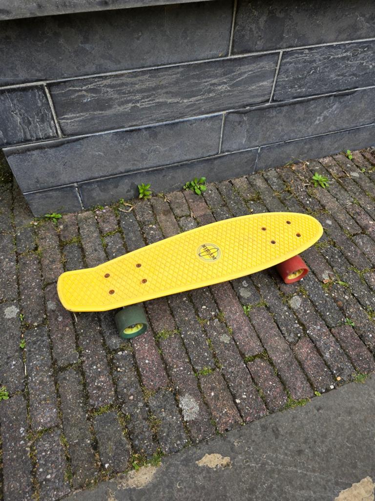 Nijdam Penny board, Sport en Fitness, Skateboarden, Ophalen, Gebruikt, Skateboard