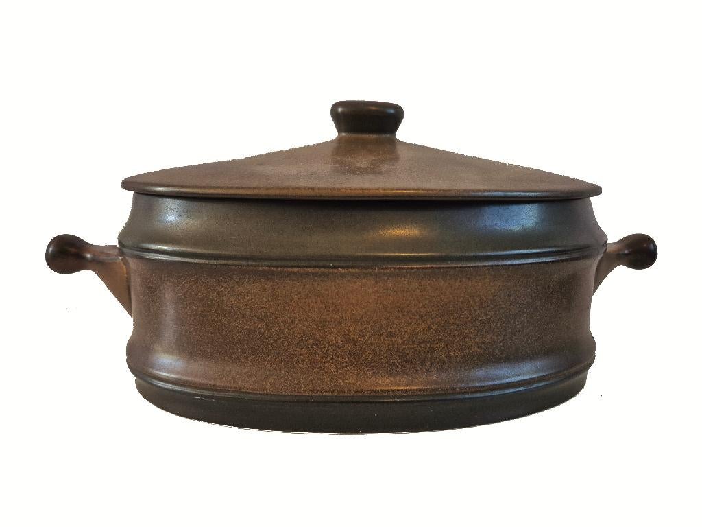Fantastische vintage Goebel Design ovalen braadslee ovenpan, Overige materialen, Gebruikt, Keramische plaat, Overige typen