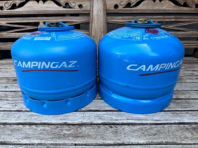 2x Campingaz gasfles R904 - Leeg, Caravans en Kamperen, Kampeeraccessoires, Ophalen, Gebruikt