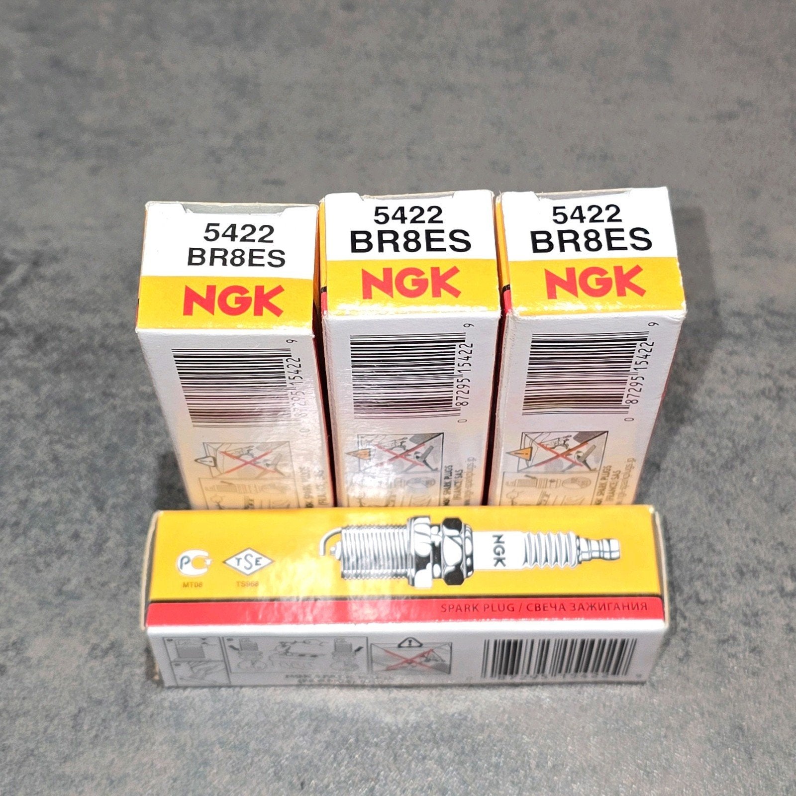 NGK BR8ES Bougies - Set van 4, Ophalen of Verzenden, Nieuw, Universele onderdelen