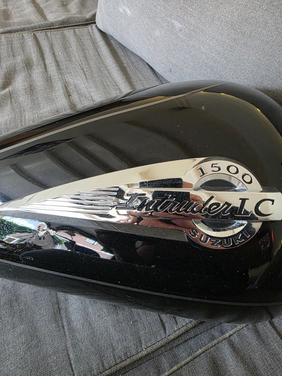 Suzuki Intruder LC 1500 Benzinetankcover Zwart, Ophalen of Verzenden