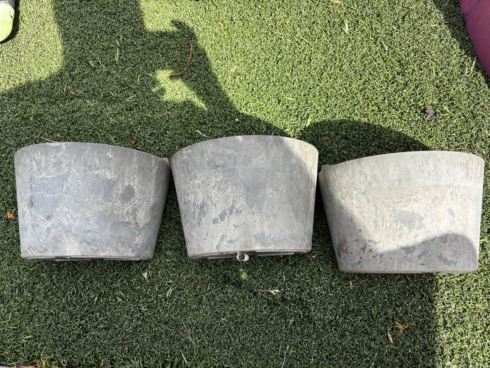 Artstone Claire Wandhangers Grijs - Set van 4 Bloempotten, Tuin en Terras, Bloembakken en Plantenbakken, Ophalen of Verzenden