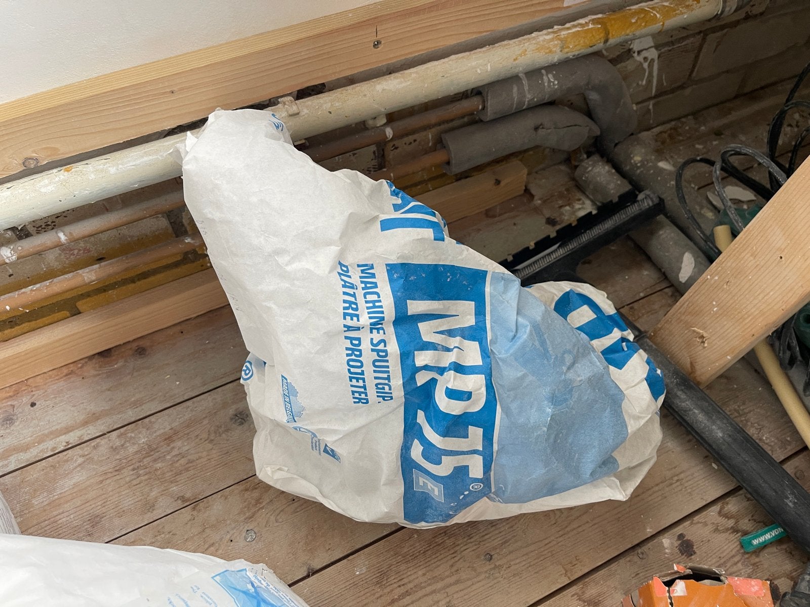 Deel van zak MP75 Machine Spuitgips, Doe-het-zelf en Verbouw, Ophalen of Verzenden, Gebruikt