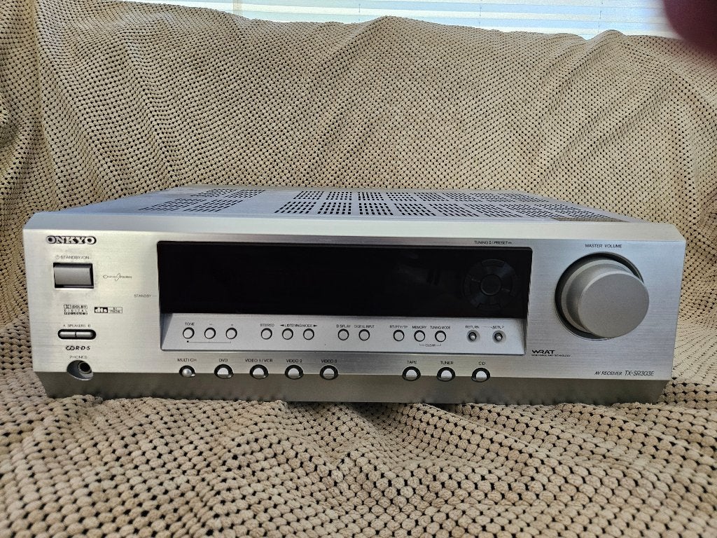 Onkyo tuner/versterker en DVD speler, JBL Boxen, Subwoofer, Ophalen, Zo goed als nieuw, 120 watt of meer, Stereo