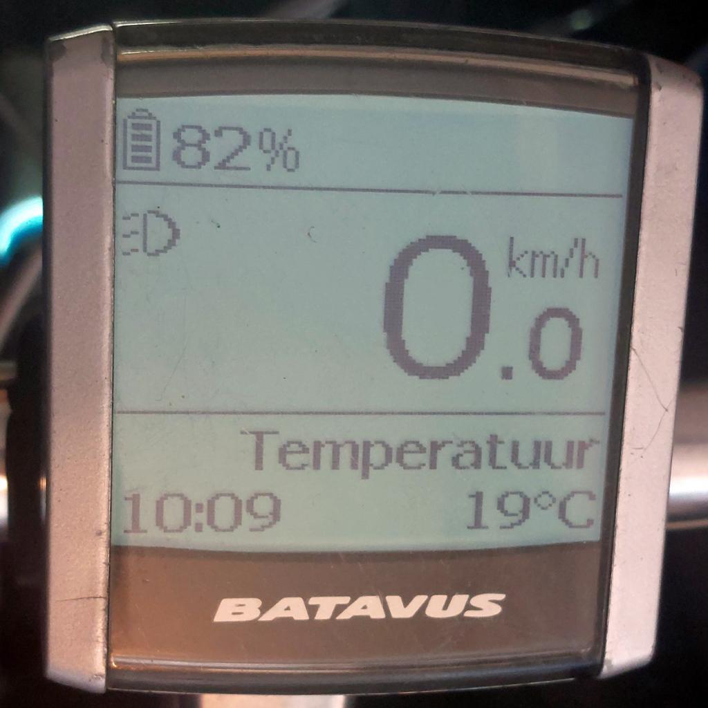 Goedwerkende Display Batavus met houder en bediening., Elektrische fiets, Overige typen, Batavus, Ophalen of Verzenden