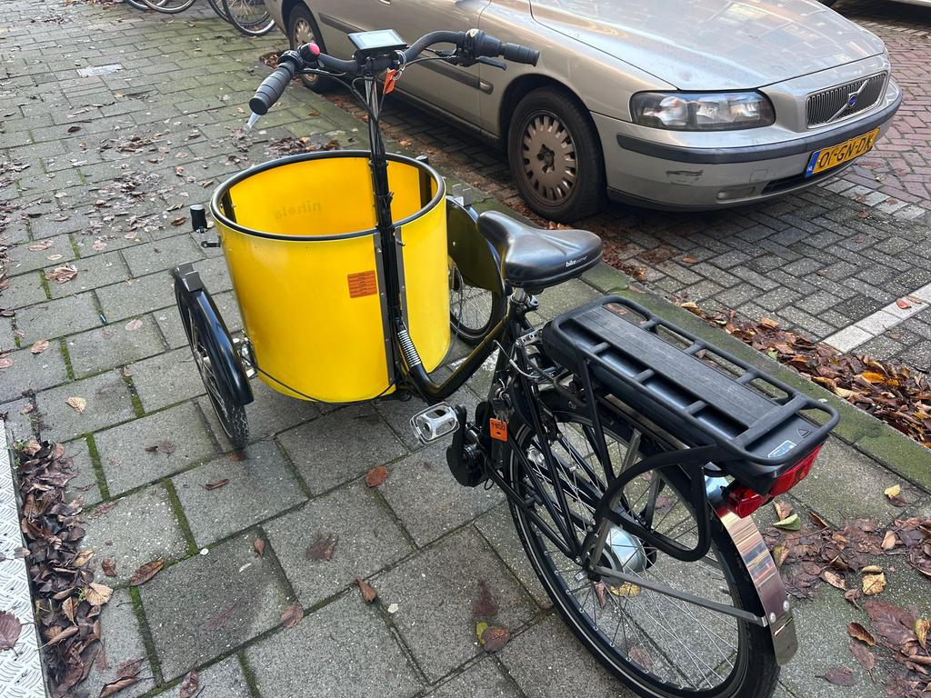 Nihola Low bakfiets elektrisch, Fietsen en Brommers, Overige merken, Goederen, Velgrem, Elektrisch