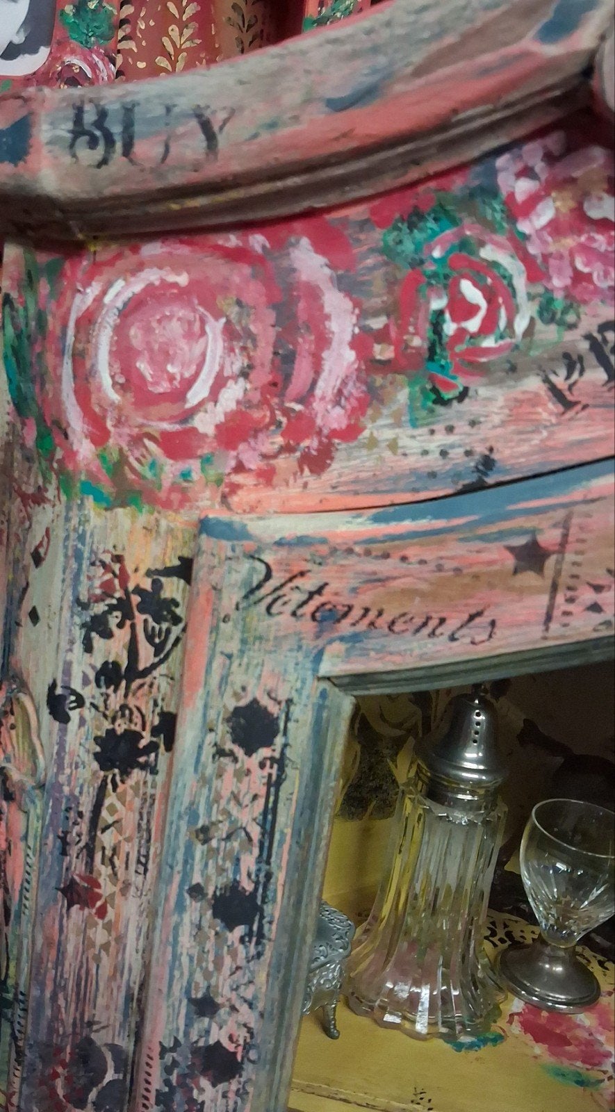 Foto 7 van Shabby/Frans/Boho/Vitrinekastje/Kastje