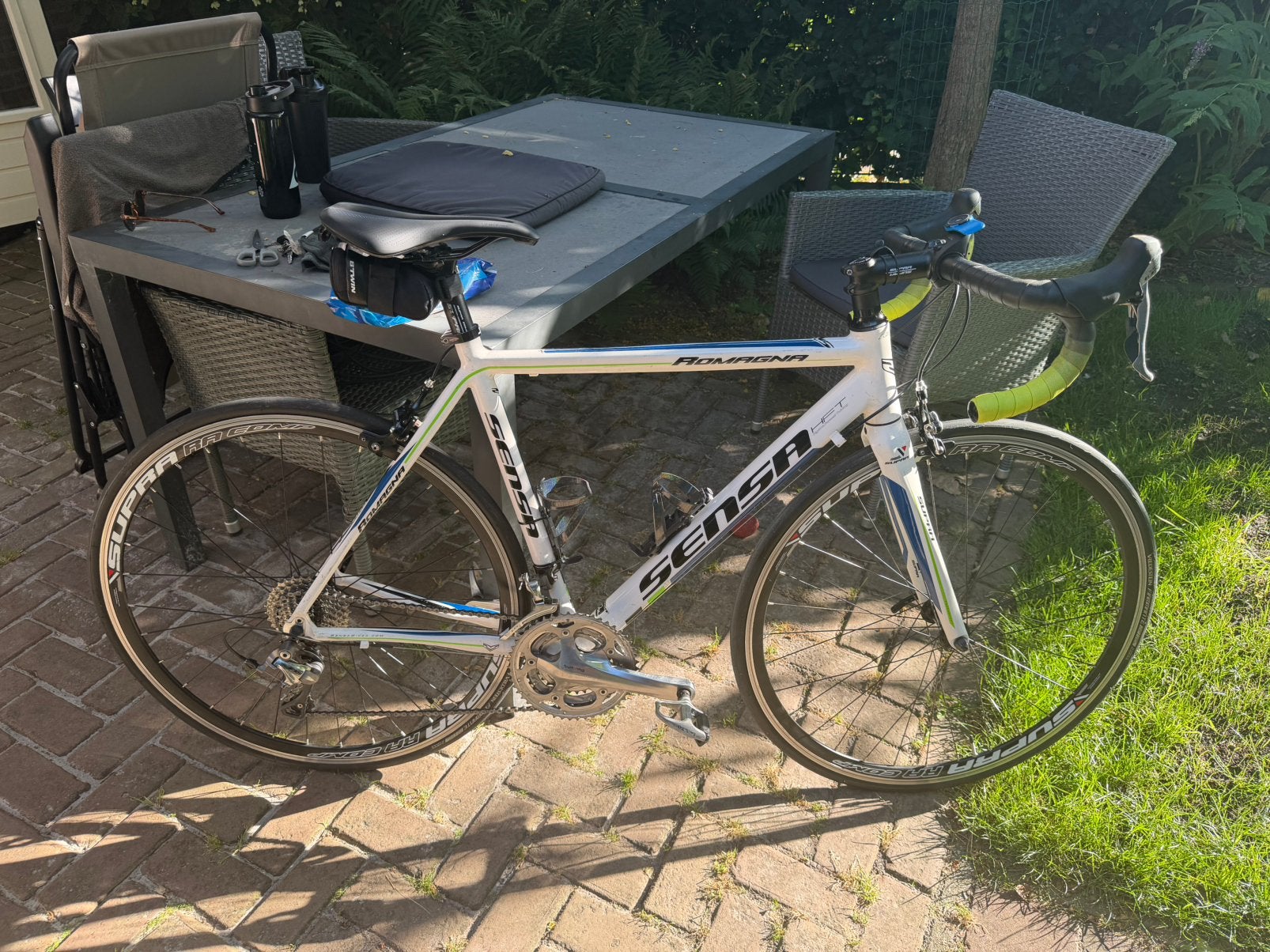 Sensa Romagna Racefiets 54cm | Shimano 105 | Carbon voorvork, Fietsen en Brommers, Fietsen | Racefietsen, Gebruikt, Overige merken