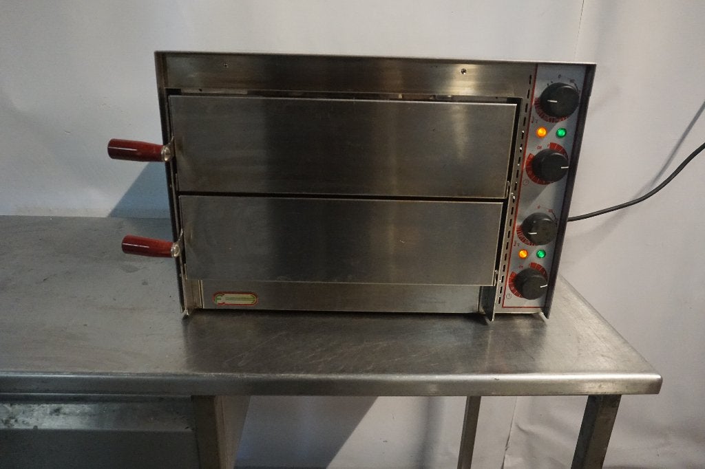 Pizza oven met 2 kamers | 2 x pizzaoven, Tuin en Terras, Ophalen, Gebruikt
