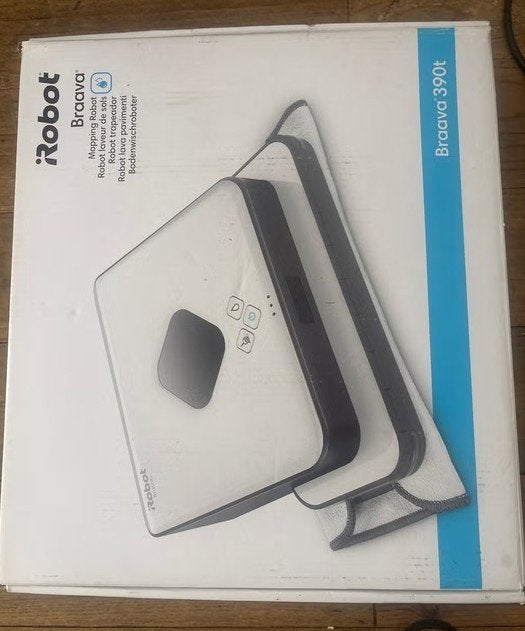 iRobot Braava 390t Dweilrobot, Ophalen of Verzenden, Gebruikt, Robotstofzuiger