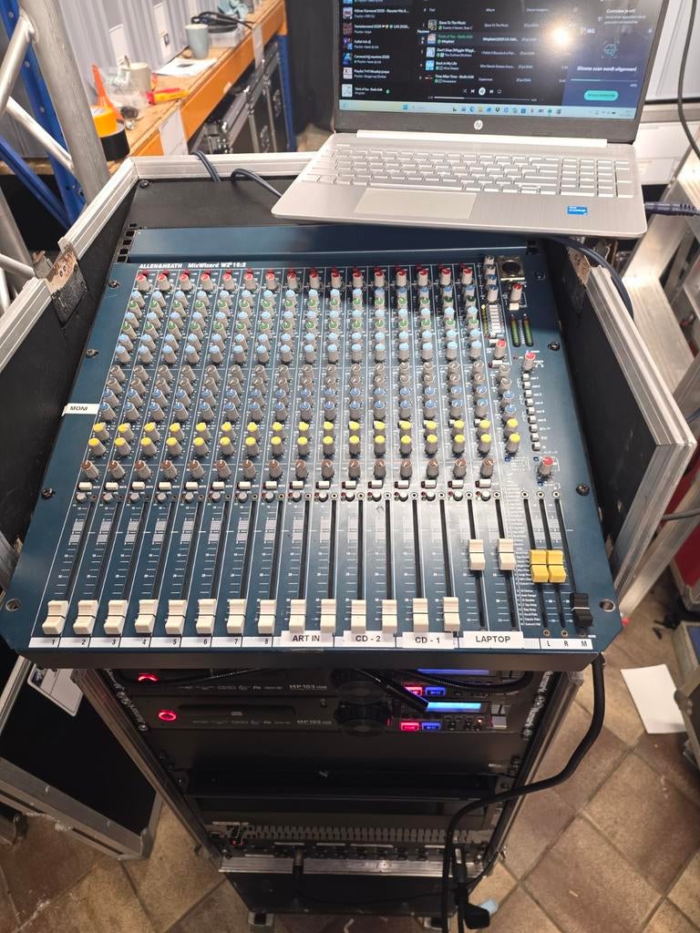 Allen en heath mixwizard 16:2, Muziek en Instrumenten, Mengpanelen, Ophalen of Verzenden, Zo goed als nieuw, 10 tot 20 kanalen