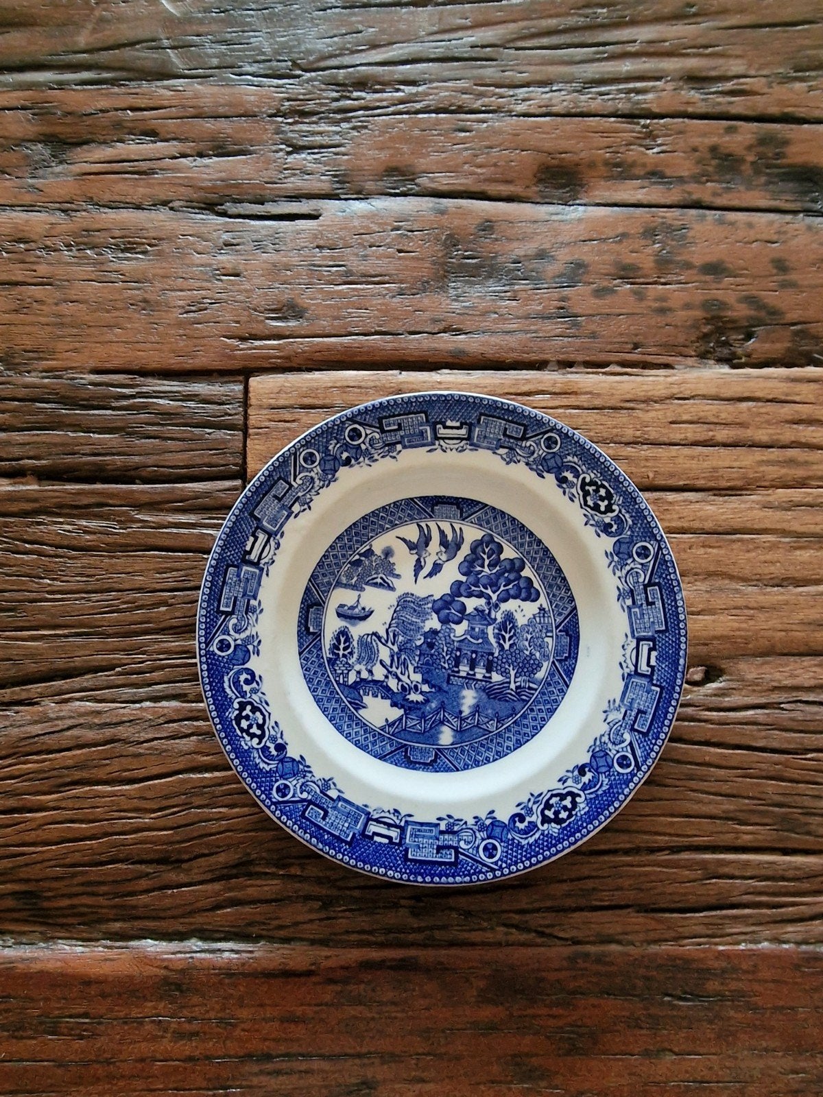 Vintage Willow Made in England schoteltje - 16.5 cm, Antiek en Kunst, Ophalen of Verzenden