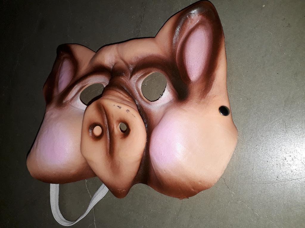 Rubber masker varken - nieuw, Hobby en Vrije tijd, Feestartikelen, Nieuw, Overige, Ophalen of Verzenden