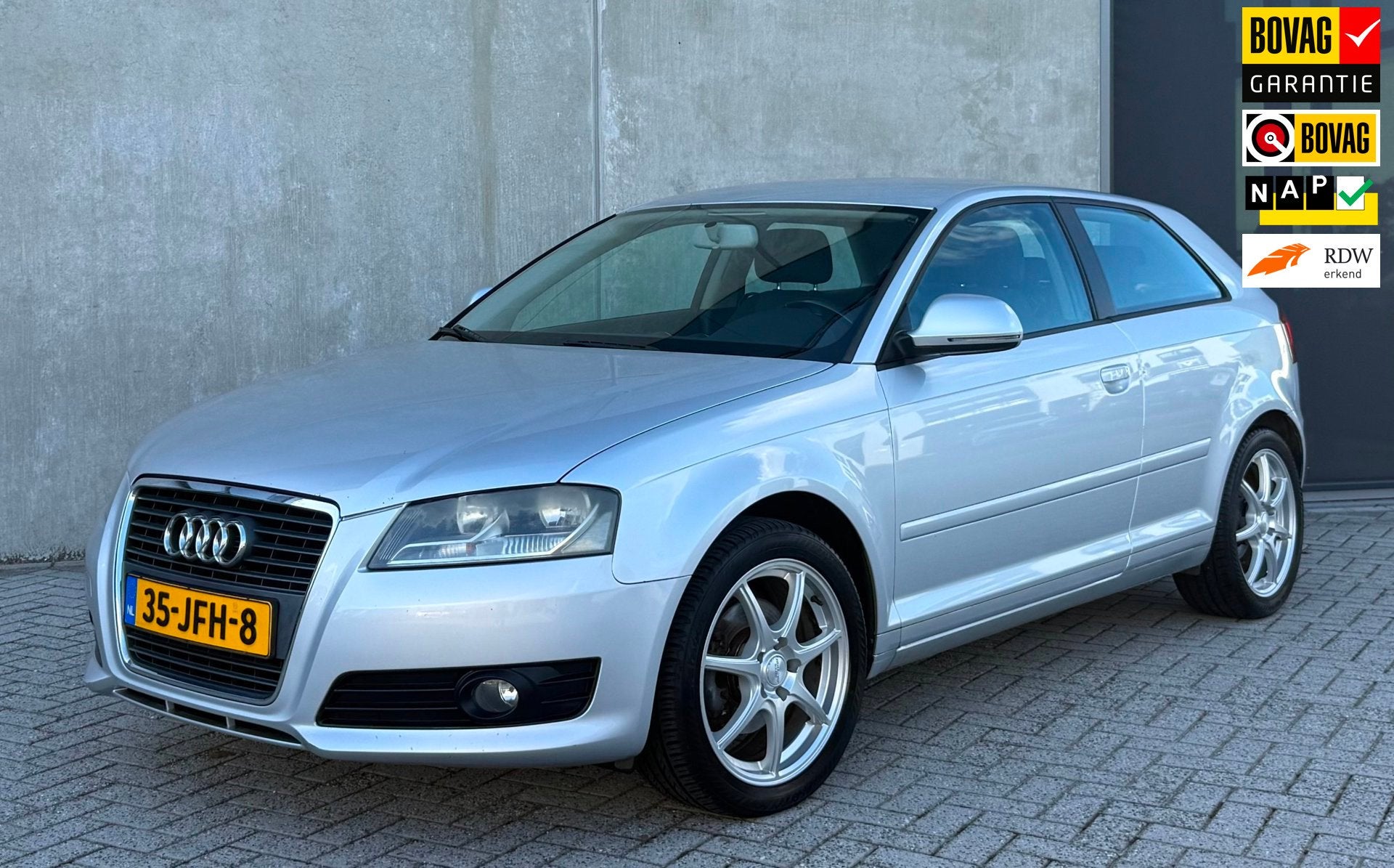 Audi A3 1.4 TFSI 125pk AUT 2009 Grijs NAP|CLIMA|APK 09-2027, Auto's, Euro 5, 125 pk, Gebruikt, 4 cilinders