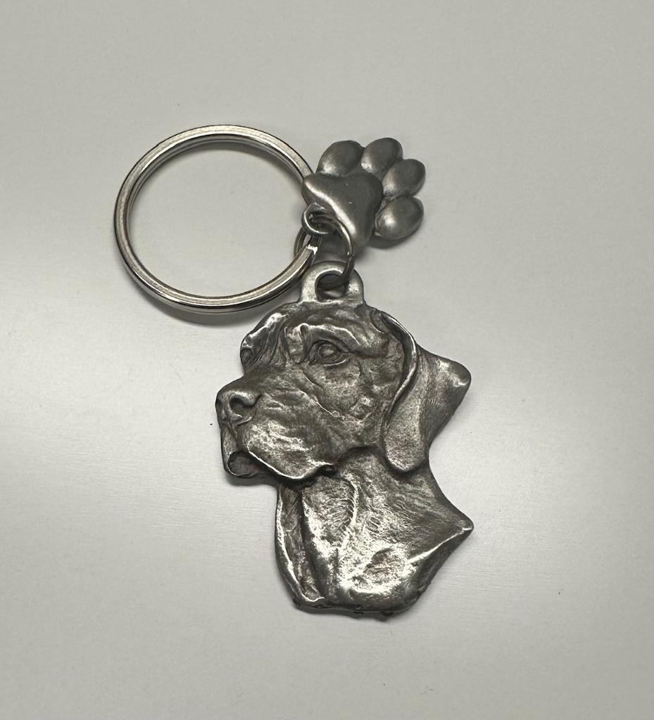 Sleutelhanger Duitse Staande korthaar - tin, Dier of Natuur, Nieuw, Ophalen of Verzenden, Nvt