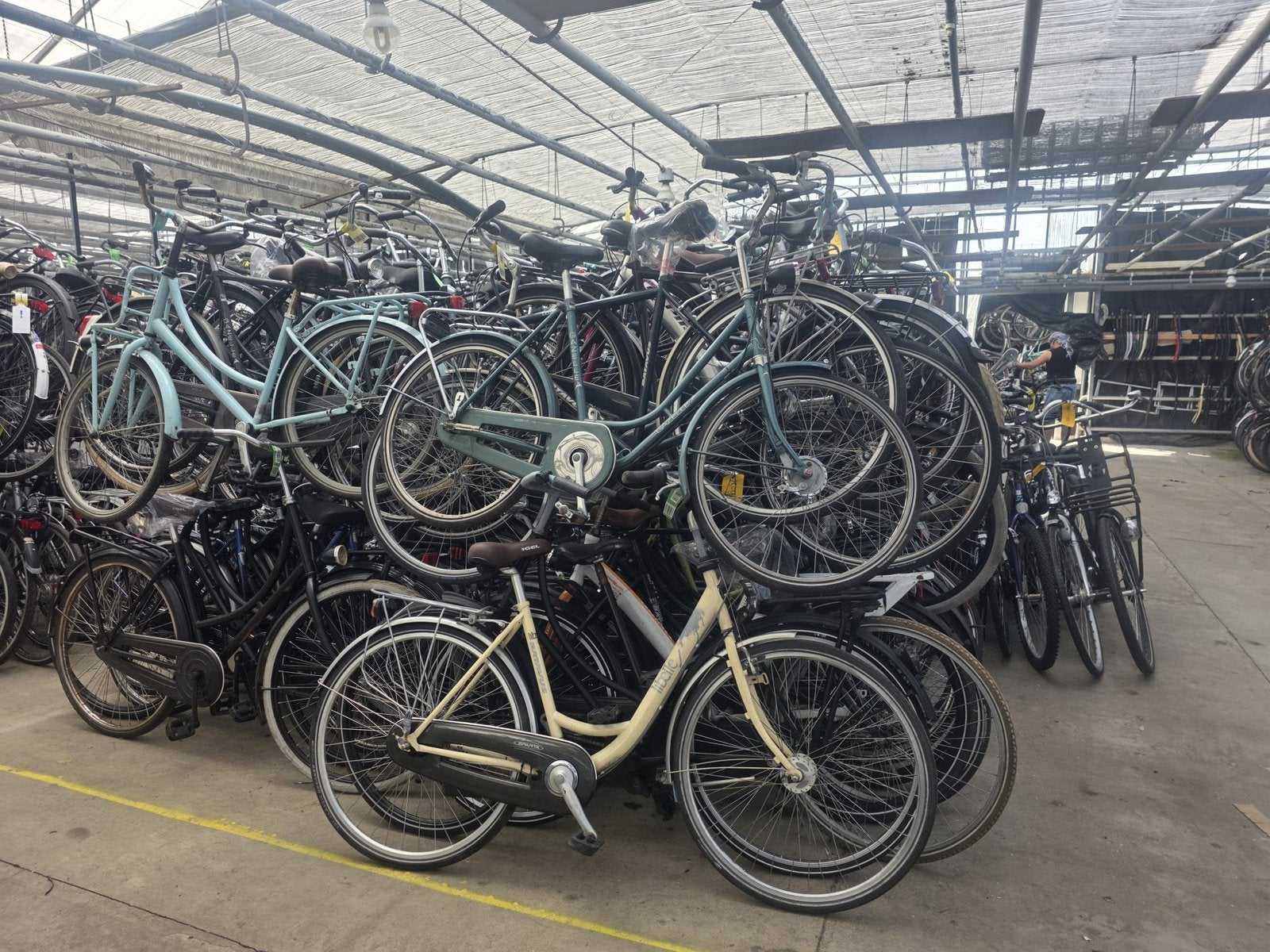 Partij fietsen, Ophalen, Zo goed als nieuw