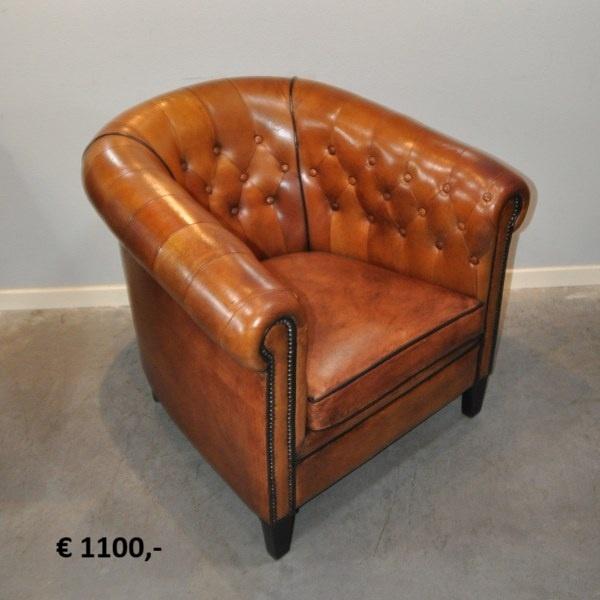 Fauteuils, banken en stoelen van schapenleer Lounge Atelier, Ophalen of Verzenden, Zo goed als nieuw, 75 tot 100 cm, Leer