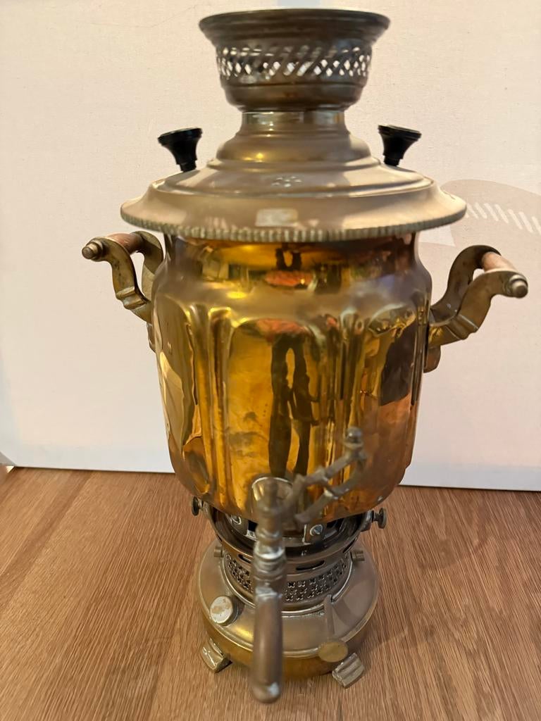 Antieke Koperen Samovar - Prachtig Decoratief Stuk, Antiek en Kunst, Antiek | Koper en Brons, Ophalen of Verzenden, Koper