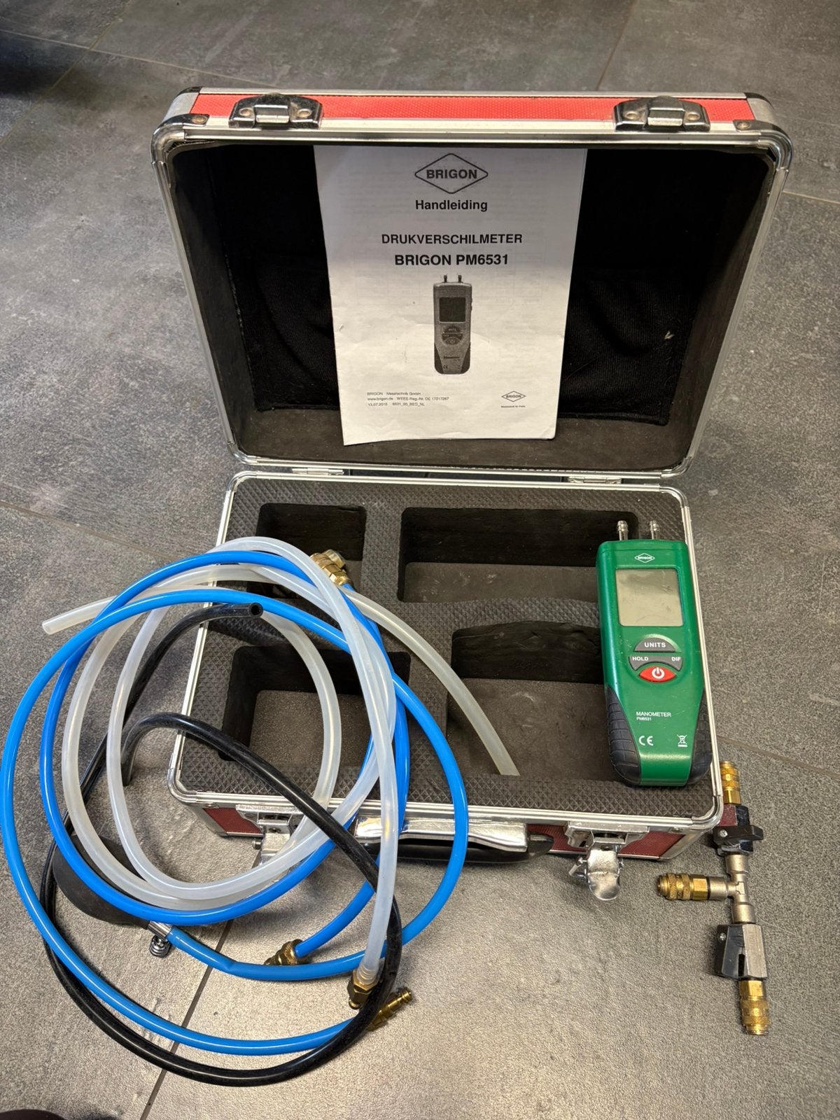 Brigon pm6531 Drukverschil meter, Ophalen of Verzenden