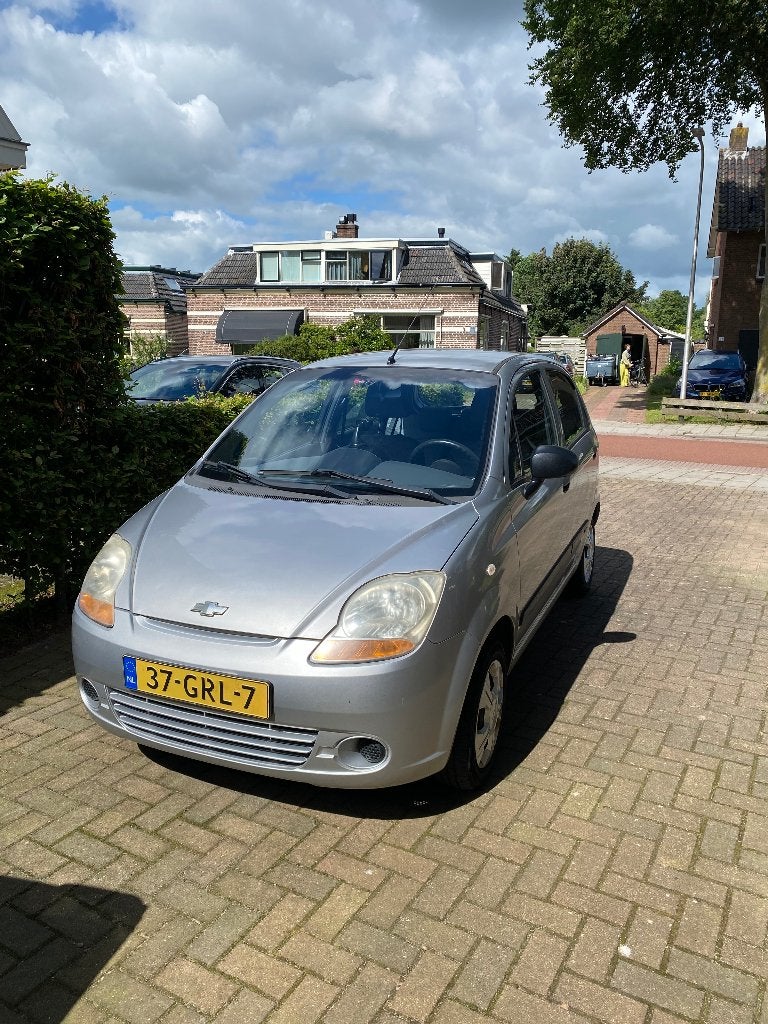 Chevrolet Matiz 0.8 2008 Grijs, Auto's, Chevrolet, Particulier, Matiz, Elektrische ramen, Benzine, Euro 4, B, Hatchback, Handgeschakeld