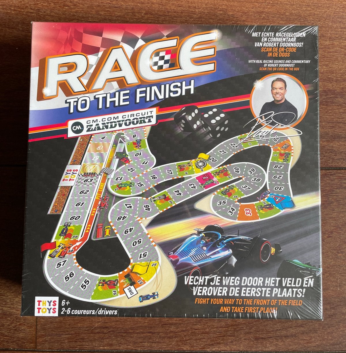 Race to the Finish Circuit Zandvoort Bordspel nieuw!!, Drie of vier spelers, Ophalen of Verzenden, Nieuw