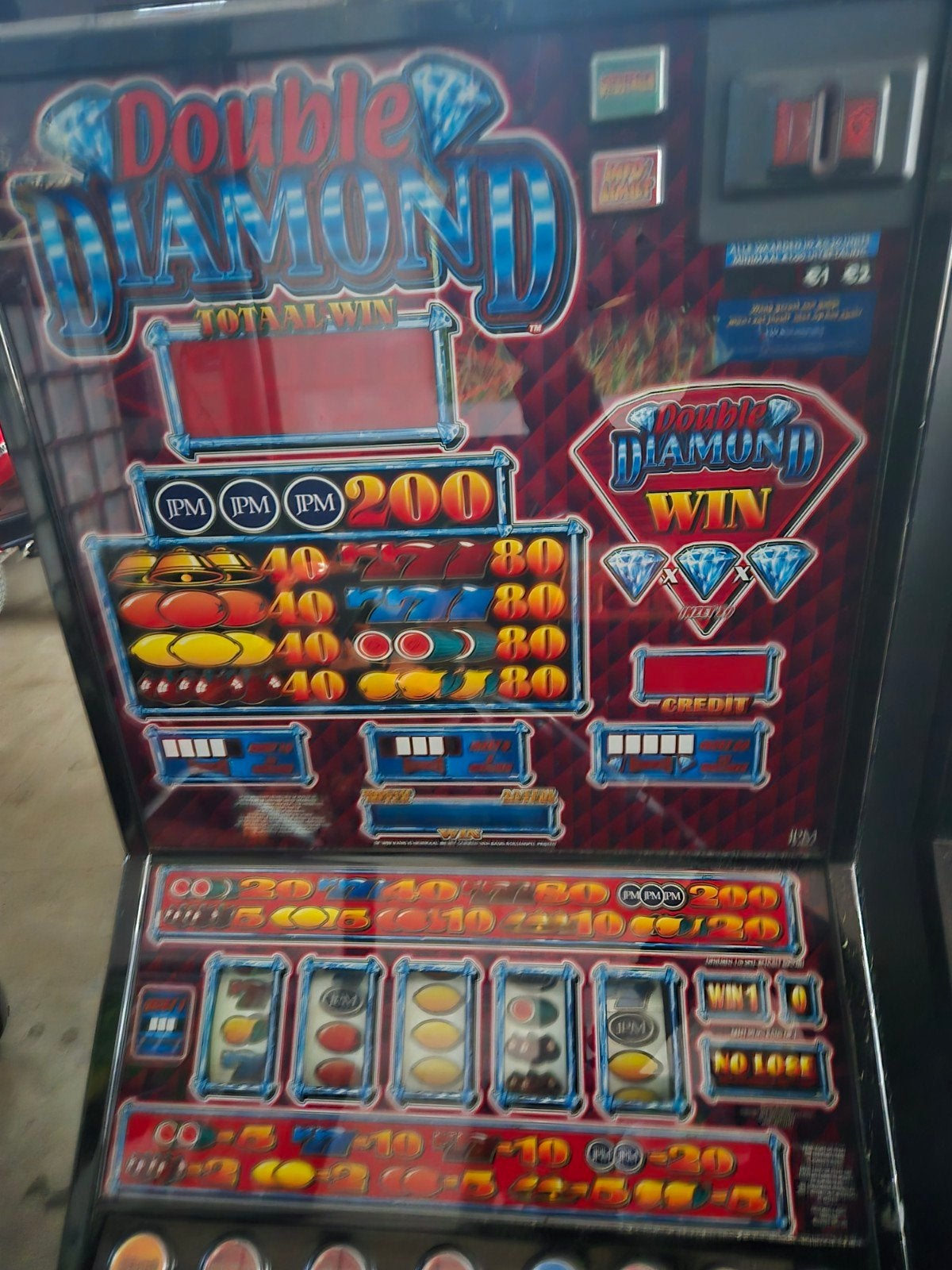 Gokkast Double Diamond euros, Euro, Ophalen, Gebruikt