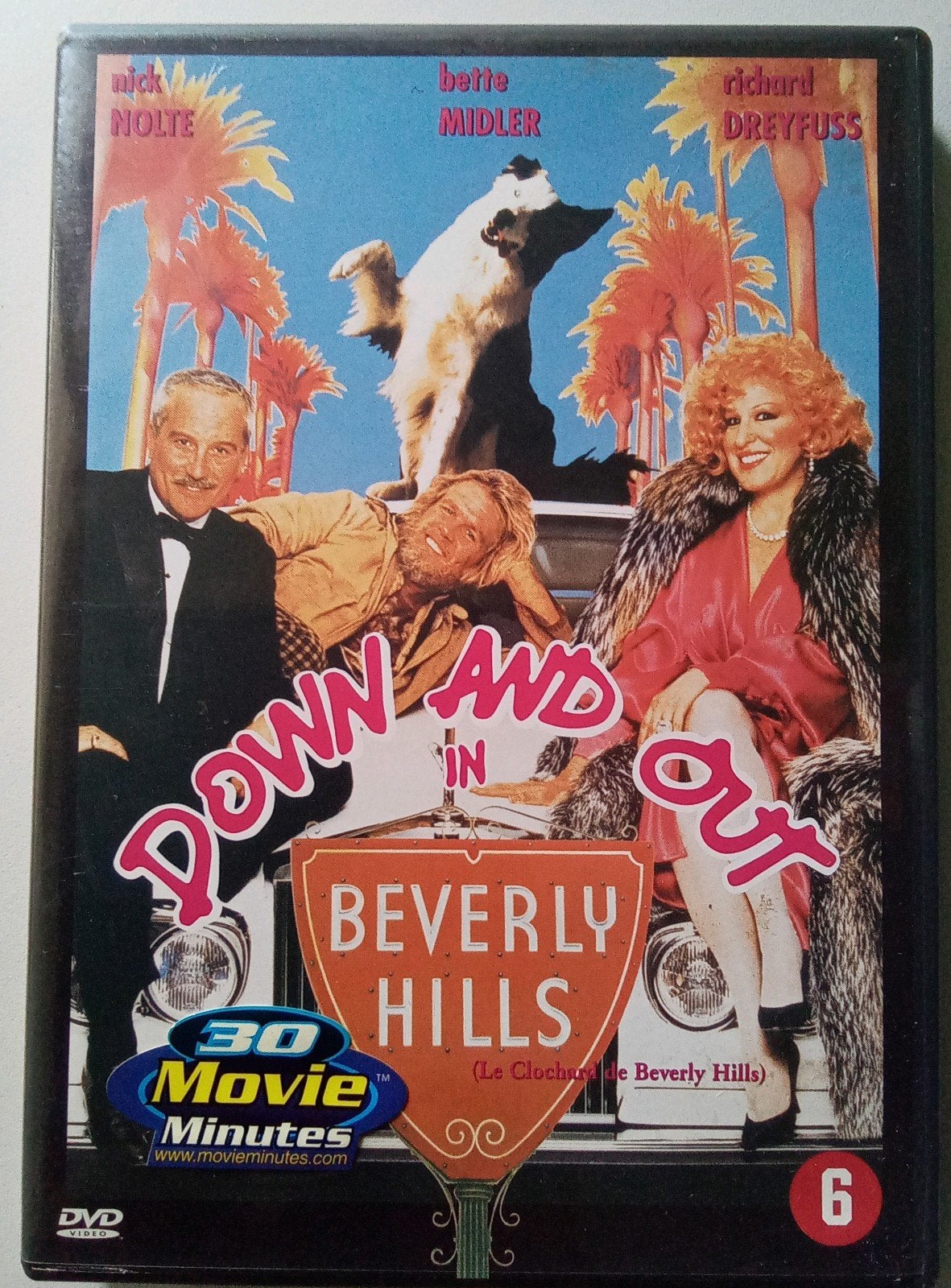 Down and Out in Beverly Hills  - Bette Midler & Nick Nolte, Nederlands, Ophalen of Verzenden, Zo goed als nieuw, Komedie