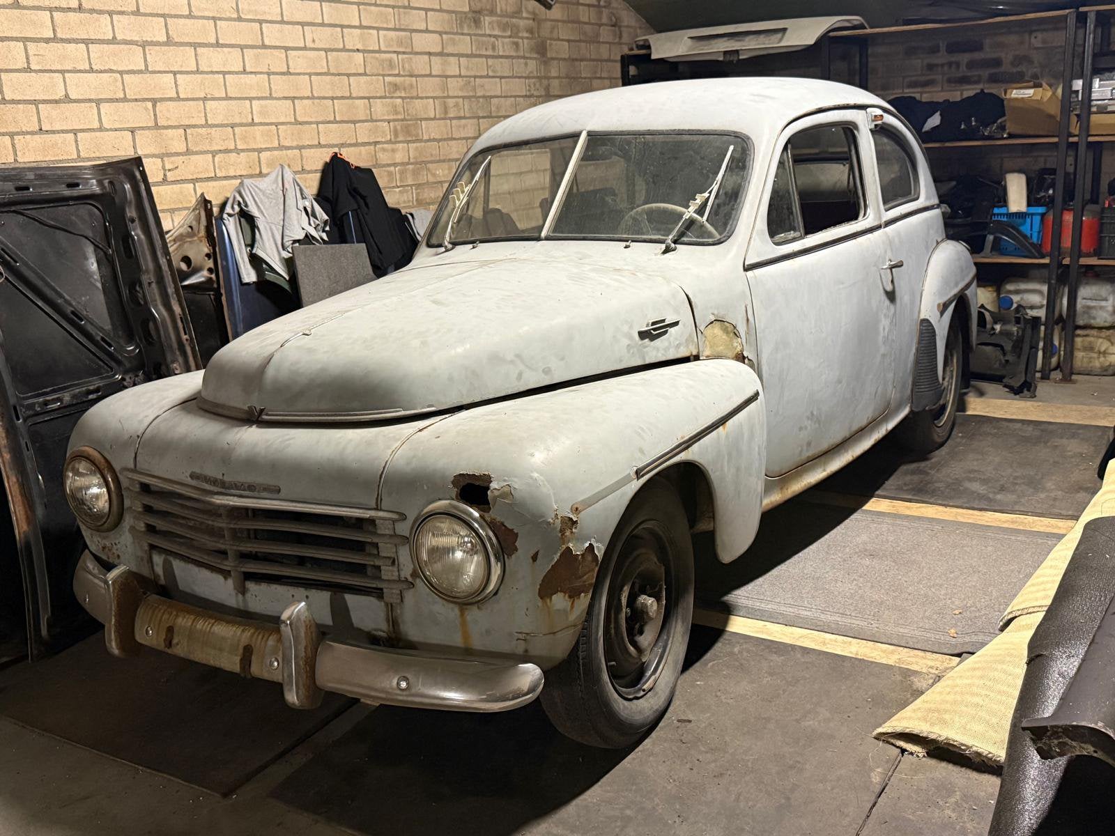 Volvo PV444 project, Ophalen, Voor, Volvo, Bumper