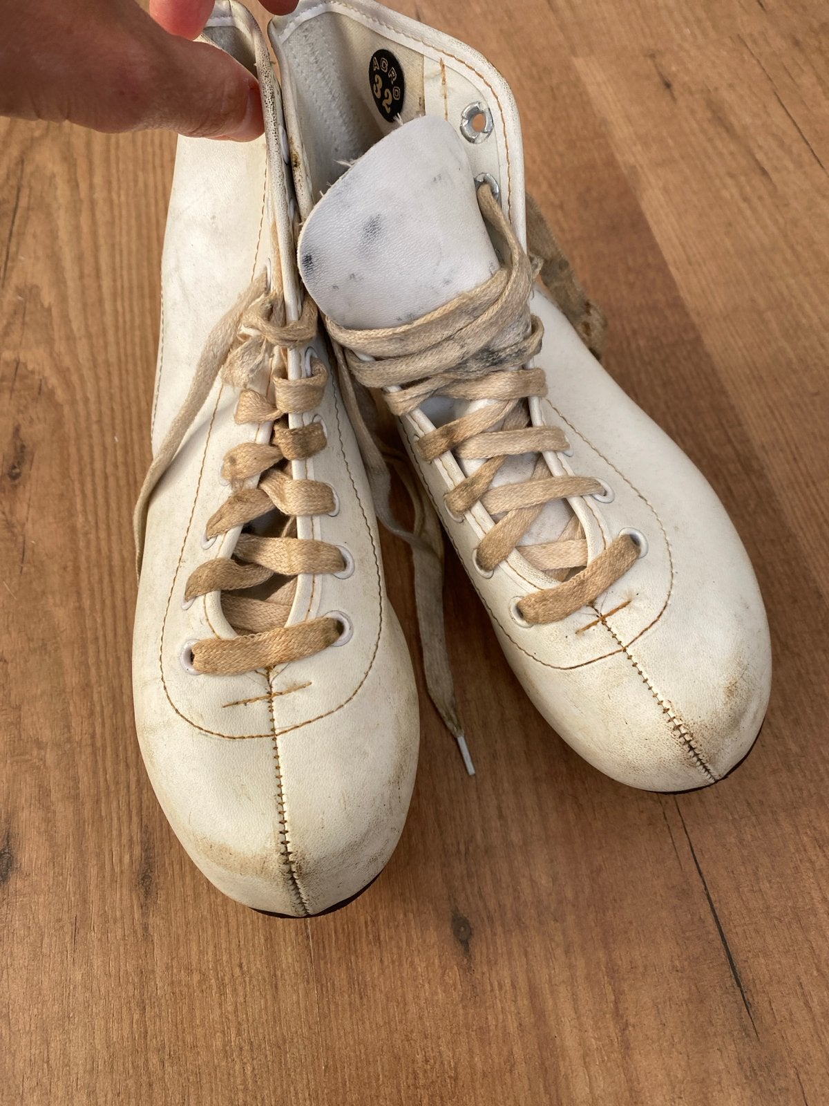 Witte kunstschaatsen - Maat 32, Ophalen of Verzenden, Gebruikt, Kunstschaatsen, Overige merken