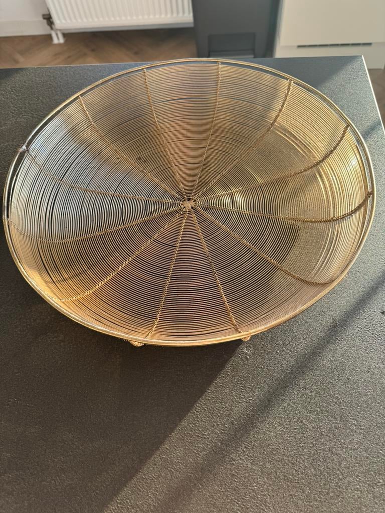 Fruitschaal ø 40 cm, Ophalen of Verzenden, Zo goed als nieuw, Rond, Overige materialen