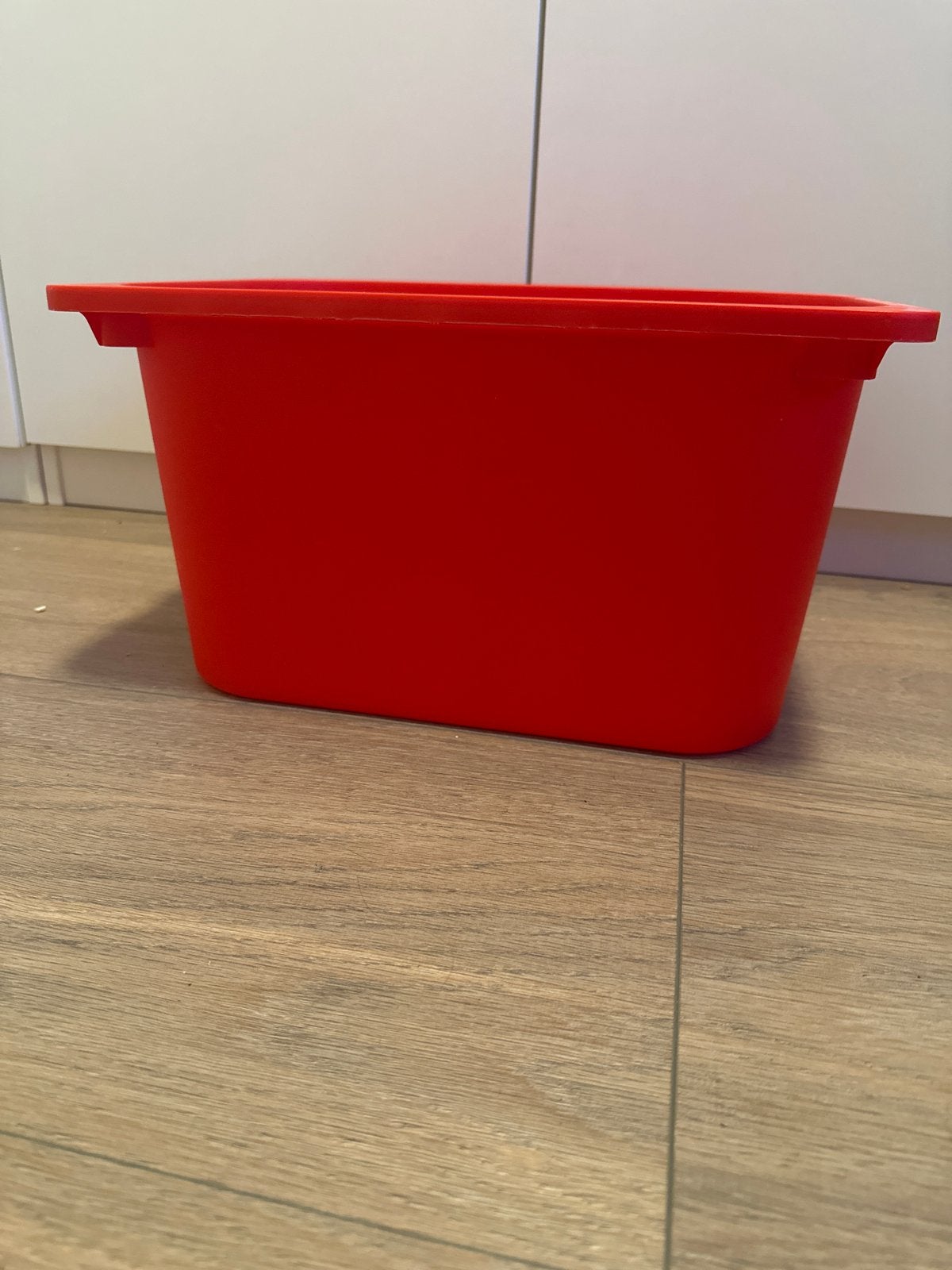 Hoge rode IKEA Trofast bak, Ophalen of Verzenden, Gebruikt, Overige typen