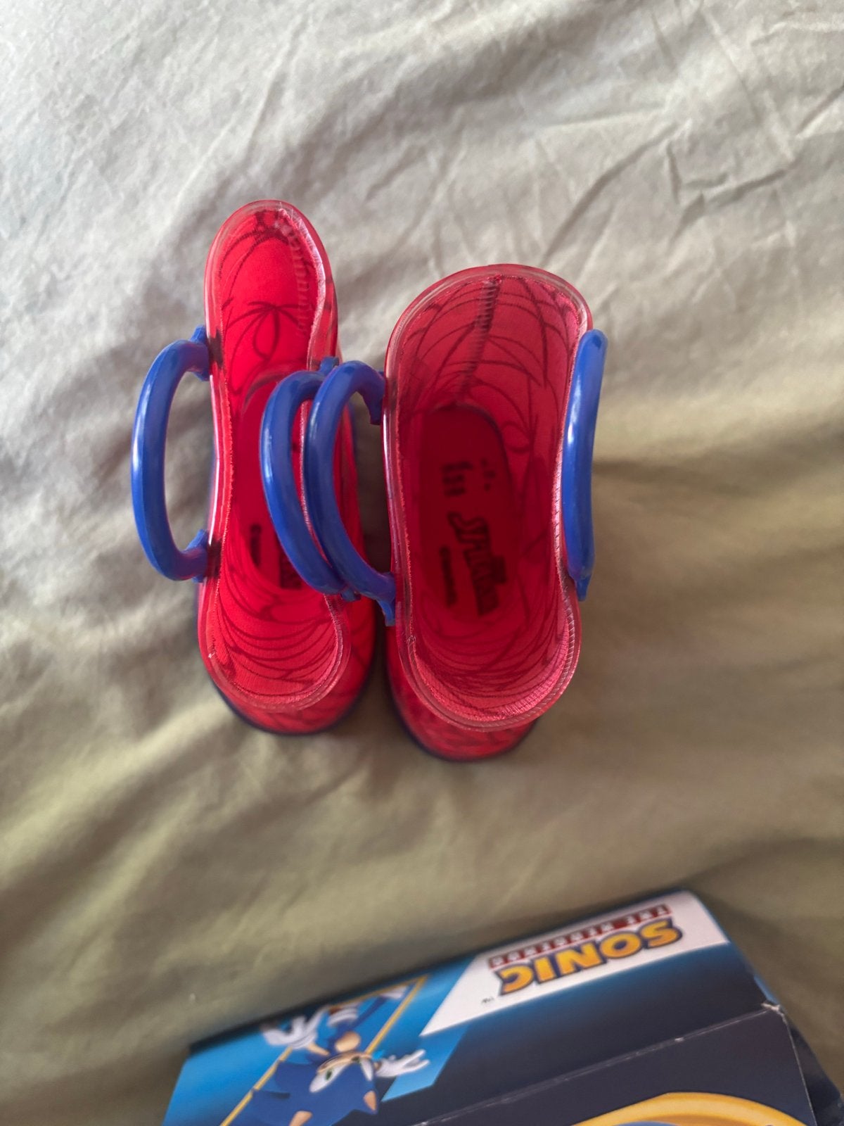 Nieuwe Spiderman regenlaarzen voor jongens, maat 19, Ophalen, Nieuw, Jongen, Laarzen