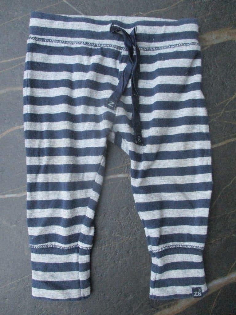 Z8 lange broek grijs / blauw gestreept maat 62 zacht broekje, Broekje, Meisje, Z8, Ophalen of Verzenden