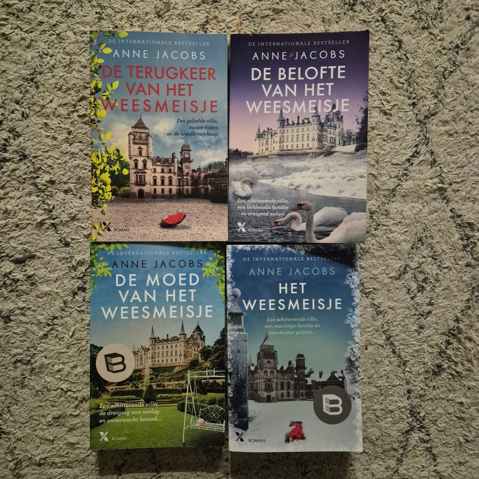 De Weesmeisje serie - Anne Jacobs (4 boeken), Ophalen of Verzenden, Nieuw, Anne Jacobs, Nederland
