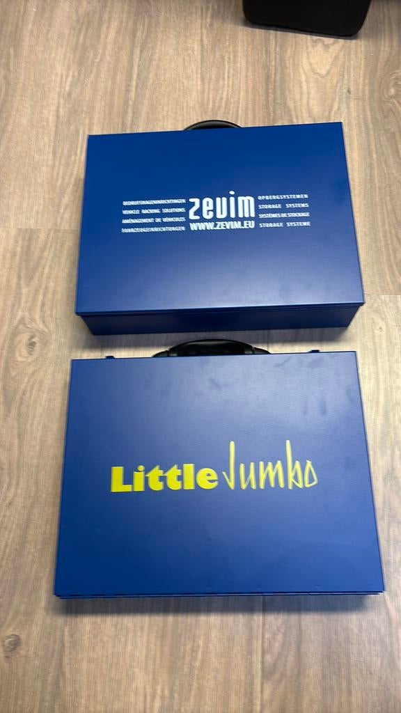 nieuw 2 stalen assortiment koffer merk Little jumbo zevim, Ophalen of Verzenden, Nieuw