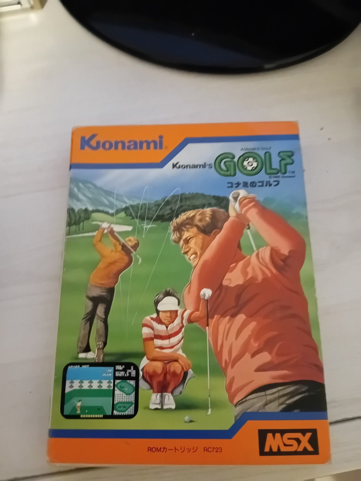 Konami's Golf MSX - Compleet met doos en handleiding, Computers en Software, Ophalen of Verzenden, MSX 1 & MSX 2